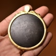 thumbnail image 2 of Tibetan Six Word Mantra Pendant Copper Amulet Tag Buddhist Prayer Charm Spiritual Jewelry for Men and Women, 2 of 6