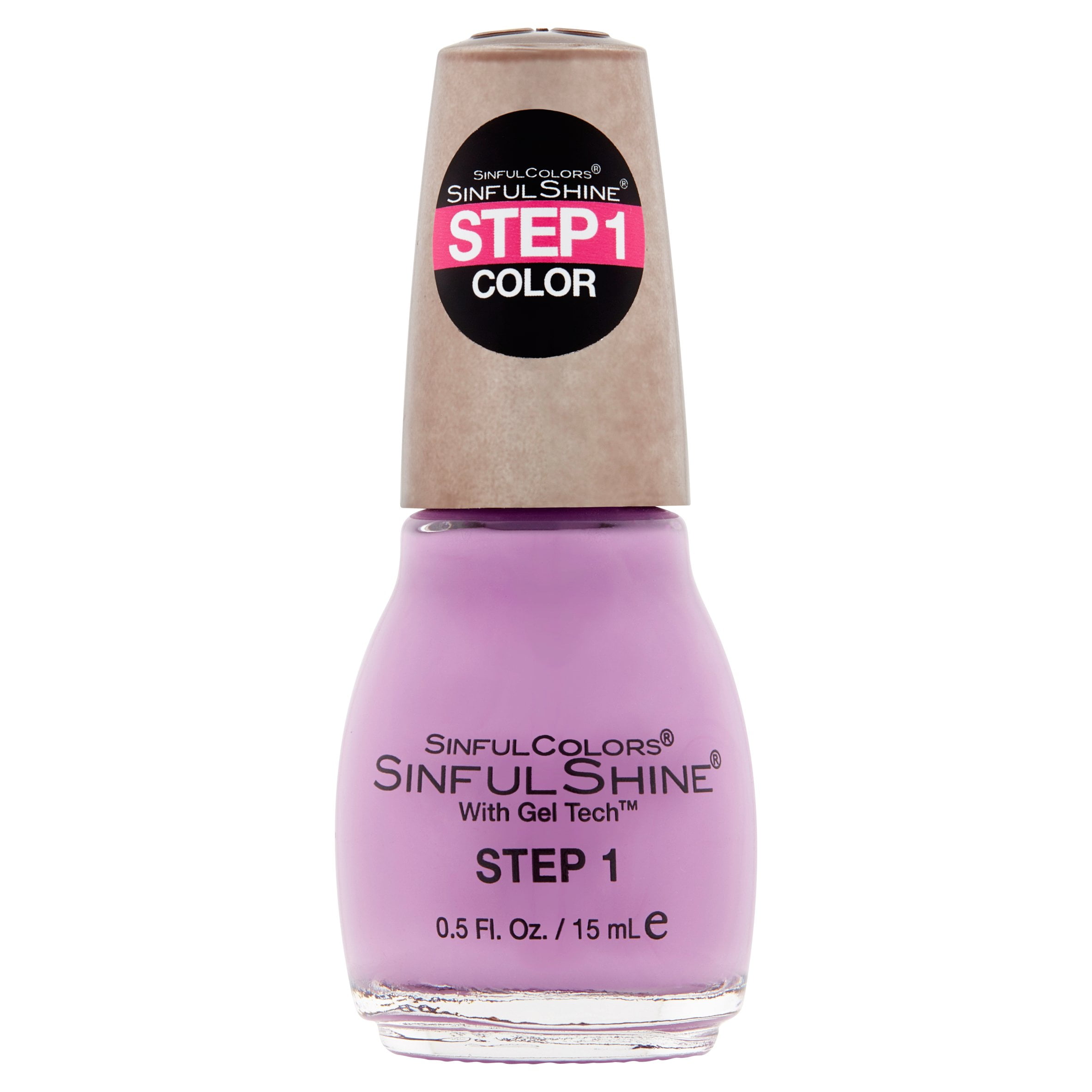 SinfulColors SinfulShine Step 1 Color Nail Color, Pragmatic, 0.5 fl oz