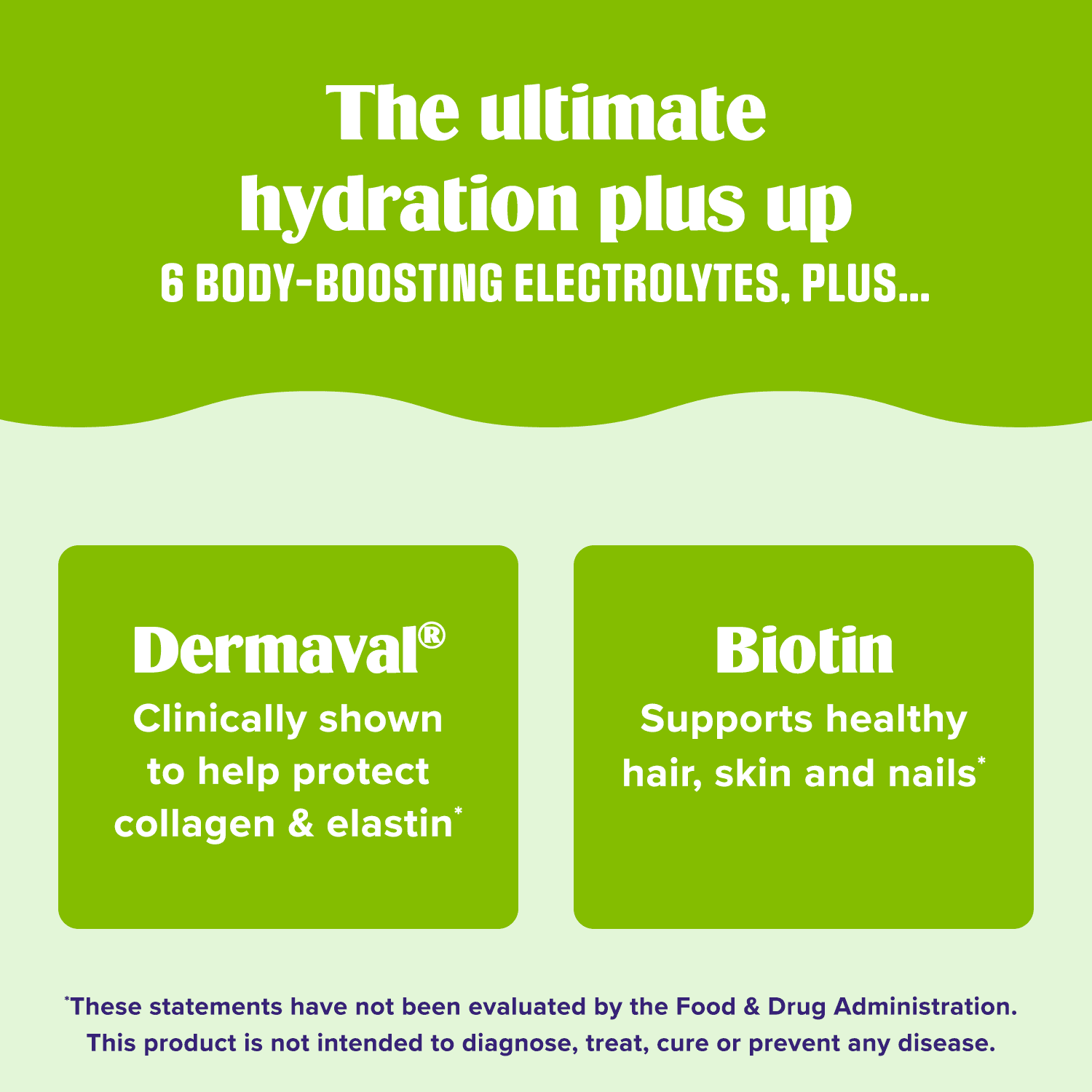 Ultima Replenisher Collagen Defense Supplement and Electrolytes Powder - Kiwi Strawberry, 13 Stickpacks - Hydration Packets with Dermaval and Biotin that Keep Your Skin Hydrated and Looking Radiant