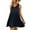 Navy Blue, variant on ALING Women's Summer Casual Loose Dress Beach Cover Up V Neck Sleeveless T-Shirt Swing Shift Dresses,Casual Holiday Dress Swimwear Swimsuit Cover Wrap ,5 Colors