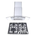 thumbnail image 1 of Combo Parrilla Gas 4 Quemadores Y Campana 60 Cm AROL, 1 of 7