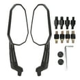 thumbnail image 2 of Rotatable Rearview Side Mirrors For CB1000R Shadow XL1000V Silver Wing, 2 of 8