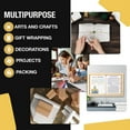 thumbnail image 3 of Crown Display White Kraft Paper Roll 17.75" x 1320" (110 Ft), 3 of 5