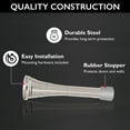 thumbnail image 6 of Design House 10-Pack Spring Door Stop Wall Protector with Rubber Tip, Satin Nickel, 6 of 15