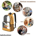 thumbnail image 4 of Xoenoiee Helicopter Print Kids Clear Backpack for Boys See Through Preschool Kindergarten Elementary School Backpack Transparent Bookbag Schoolbag Daypack with Adjustable Padded Straps, 4 of 7