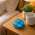 thumbnail image 5 of Pill Organizer 4 Compartment Plastic Portable Case for Travel Daily Use, 5 of 6