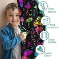 thumbnail image 3 of Blackout Kids Curtains,Colorful Mushroom Star Black Pattern Childrens Insulated Curtains Set Of 2,Bedroom Essentials,Toddler Room Decor 42"x54", 3 of 5