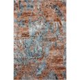 thumbnail image 1 of homeroots home decor 395985 5’ x 8’ Rustic Brown Abstract Area Rug, 1 of 1