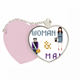 thumbnail image 1 of Bolsa de viaje Mirror maquillaje corazón rosa, 1 of 4