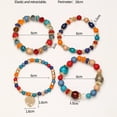 thumbnail image 2 of Bohemian-style multi-layer hollow-out heart pendant tassel bracelet set - best-selling glass bead multi-layer jewelry in Europe and America, 2 of 5