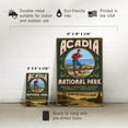 thumbnail image 5 of Acadia National Park, Maine, Vintage Hiker Sign (12x18 Aluminum Art, Indoor Outdoor Metal Sign Decor), 5 of 5