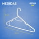 thumbnail image 4 of Ganchos para Ropa de Niños | Ganchos de Plástico Premium para Colgar Ropa de Niño, Niña y Bebé | Gruesos, Resistentes y Duraderos | Paquete de 20 Perchas para Ropa Infantil color Blanco, 4 of 5