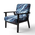 thumbnail image 2 of Designart "Beautiful Mixed Abstract Fluid V" Upholstered Modern Accent Chair and Arm Chair, 2 of 5