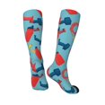 thumbnail image 2 of Knee High Socks for Men and Women, cartoon dumbbell Althletic Compression Socks, Support Long Tube Socks for Outdoor Sport, Calf Socks, High Stockings for Women Men, 2 of 7