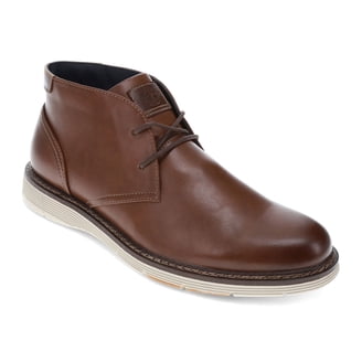 Men\'s Skechers Brown Leather Ankle Boots Size 8M Amazon.com | Skechers Mens Augustino Paulo Leather Chelsea  main image 4