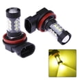 thumbnail image 3 of For Honda Civic 2006-2019 H11 Fog Light Projector Lens Yellow LED Bulbs, 3 of 12