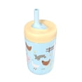 thumbnail image 2 of Zak Designs 9.5oz Farm Animals Kids Straw Tumbler, Stainless Steel Vacuum Insulated Kincaid Tumbler with Leak-Proof Straw for Travel, 2 of 6