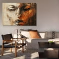 thumbnail image 6 of modern abstract artwork woman face Poster Decorative Painting Canvas Wall Art Living Room Posters Bedroom Painting,Frame-style,24x36inch(60x90cm), 6 of 8