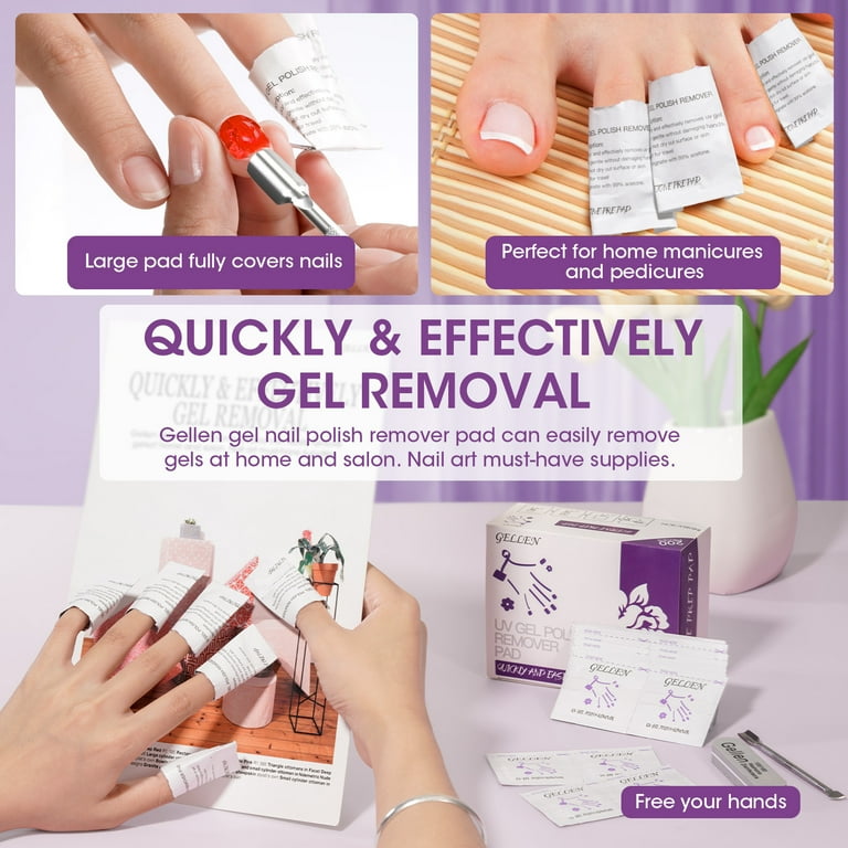 Gel Polish Remover Pads With Tools, 200-Piece Kit photo 5