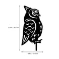 thumbnail image 2 of 2pcs Owl Yard Stake Lawn Stake Acrylic Inserted Sign Garden Inserted Ornament, 2 of 6