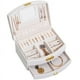 thumbnail image 1 of Caja de almacenamiento de joyas con cajón para accesorios de cabello dobles para niños, caja de almacenamiento de joyas para anillos, aretes, caja de regalo, 1 of 6