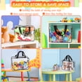 thumbnail image 7 of Large Toy Storage Bag, 6 Packs Clear PVC Toy Organizer with Zipper for Board Games, Books, Puzzles, Building Blocks, 7 of 7
