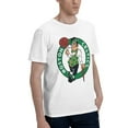 thumbnail image 2 of Boston Celtics T-Shirt à Manches Courtes Basique pour Hommes Mode Blanc Grand, 2 of 4