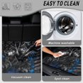 thumbnail image 5 of XYZCANDO Wolf Rear Cargo Protector 29" x 39", US Flag Polyester Trunk Mat, Easy Install Non-Slip Backing Stitched Edge Trunk Carpet for Universal Vehicles, 5 of 7