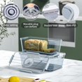 thumbnail image 5 of Caja De Almacenamiento De Cocina Organización Nevera Alimentos con Registrador De Tiempo Bandeja Hermética Refrigerador Preservación Frutas Verduras Mantener Fresco Transparente, 5 of 5