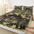 thumbnail image 3 of jejeloiu Cartoon Console Gamepad Twin Sheet Sets,Vintage Camo Print Bedding For Boys Kids 3-Piece, 3 of 7