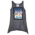 thumbnail image 1 of Maui & Sons Womens Man And Fan Tank Top, Grey, Medium, 1 of 2