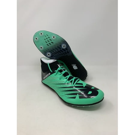 New Balance Men's 100v2 Vazee Track Shoe, Neon Emerald/Black, 8 D(M) US