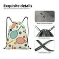 thumbnail image 4 of Daiia Racket and Tennis Ball Pattern Drawstring Backpack, Gym Bag, Lightweight Backpack, Water-Resistant Bag Travel Sports Backpack, Fitness Bag, Yoga Bag-Medium, 4 of 6