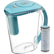 Brita Stream Rapids Water Filter Pitcher, Lake Blue, Large 10 Cup, 1 Count