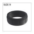 thumbnail image 1 of 8mm Popular for Women Silicone Cool Rings Rectangle Silicone Wedding Ring Environmental Sports RingX2 9, 1 of 5