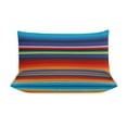 thumbnail image 3 of 3 Pcs Soft Bedding Set, Includes 1 Duvet Cover with Zipper And 2 Pillow Shams,Mexican Serape Twin(86"x70"), 3 of 8