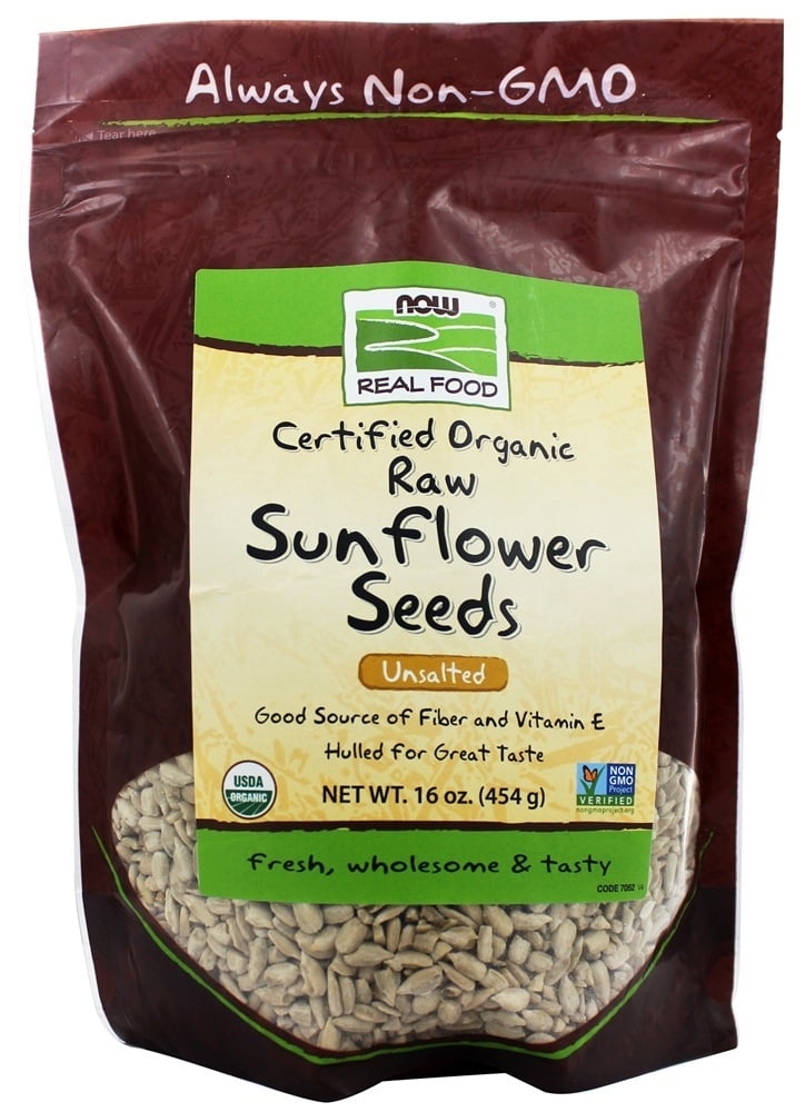 NOW Foods Sunflower Seeds Raw Organic Unsalted 16 oz. Walmart Canada