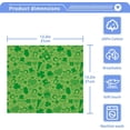 thumbnail image 5 of GZHJMY St. Patrick's Day Clover Washcloths 6 Pack, Highly Absorbent Soft Cotton Baby Washcloths Fingertip Towels, 12 x 12 Inch, 5 of 7