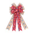thumbnail image 2 of YFKFYTG Clearance Sales Today Deals Prime Garland,Webbing American Independence Day Big Bow Decorations Ribbon Bow Garland, 2 of 3