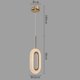 thumbnail image 2 of Lámpara colgante colgante para interiores, ahorro de energía, fácil de instalar, ajustable para cocina, comedor, dormitorio, , barra, , Luz Yinane Colgante de luz, 2 of 7