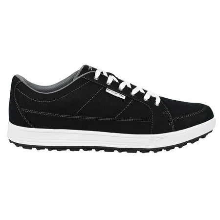 

Etonic Men s Canvas Stabi-LIFE Sport Spikeless Golf Shoe 9.5 Medium Black -