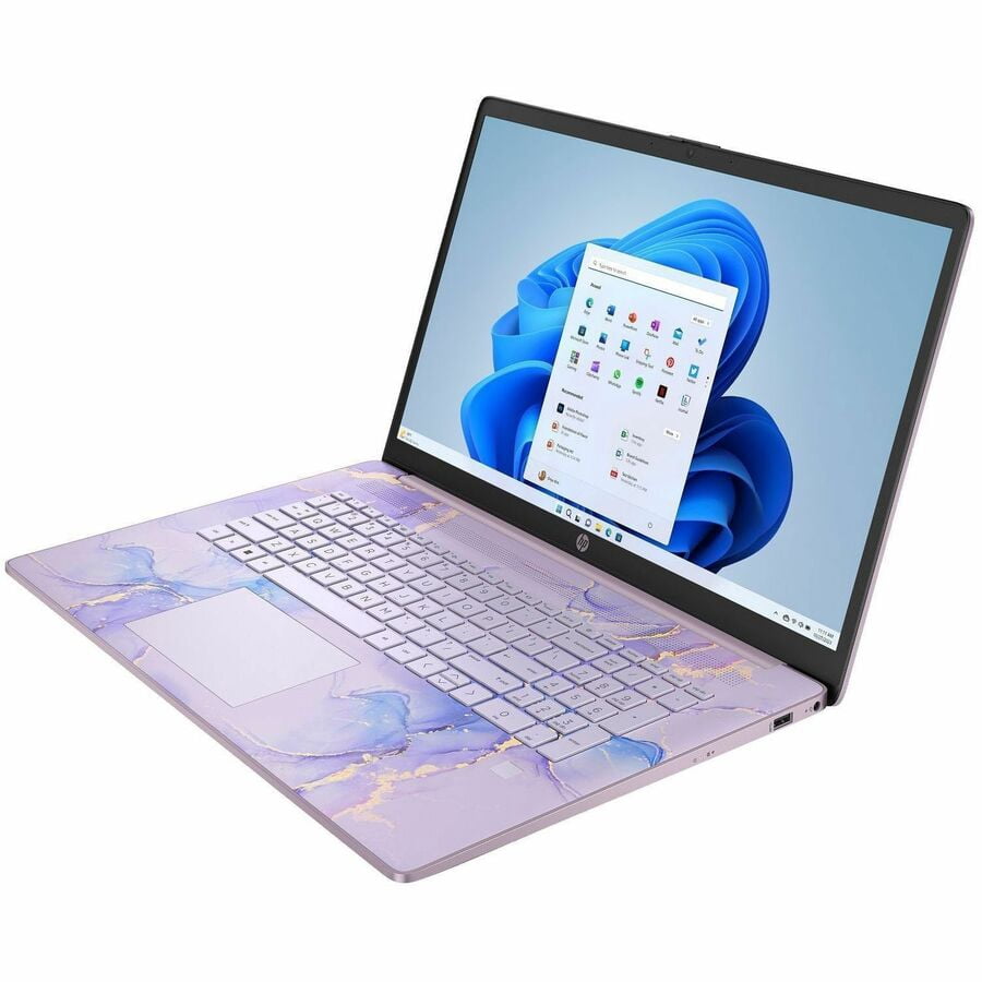 HP 17-cn0000 17-cn0513nr 17.3" Notebook, HD+, Intel Celeron N4500, 4 GB, 256 GB SSD, Winter Lavender, Natural Silver