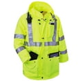 thumbnail image 2 of Ergodyne GloWearÂ® 8365 Type R Class 3 Rain Jacket, Lime, 5XL, 2 of 3