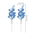 thumbnail image 3 of MasteelfCA 10Pcs Artificial Berry Stems Glitter Fake Berry Branch for Christmas Tree Wreath Decorations, 3 of 8