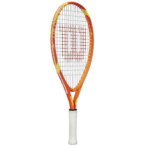 Wilson Steam Red 19,21,23 Junior Tennis Racket 3 Tennis Balls RRP £50 