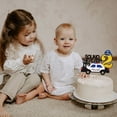 thumbnail image 4 of Cake topper SUPERLUBY Policía 2.º cumpleaños con brillo, 4 of 6