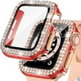 thumbnail image 1 of LEIXIUER for Apple Watch case 40mm with Tempered Glass Screen Protector for iwatch Series 6/5/4/SE, Bling Crystal Diamond Rhinestone Bumper Full Cover Protective Case Women Girls 40mm, 1 of 6