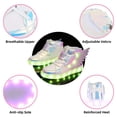 thumbnail image 3 of YUNICUS kids Rechargeable Light Up Shoes LED USB Wings Sneakers, 3 of 5
