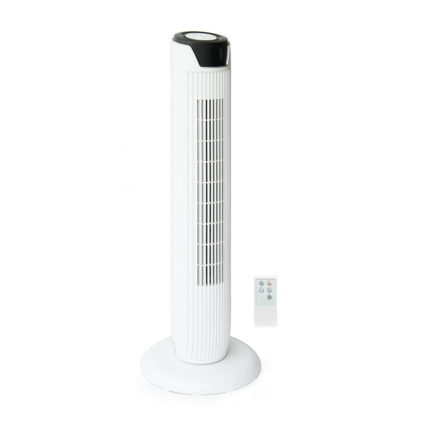36" Tower Fan White
