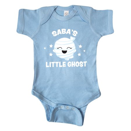 

Inktastic Cute Saba s Little Ghost with Stars Gift Baby Girl Bodysuit
